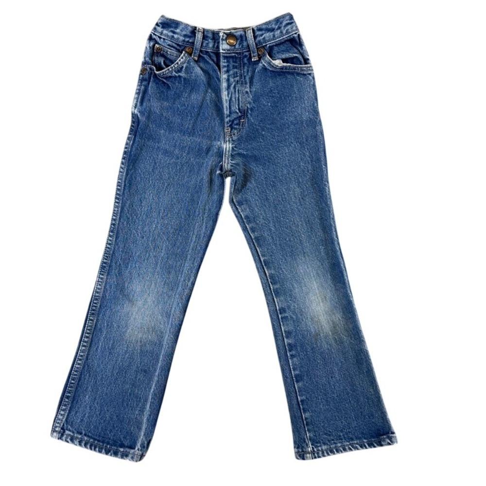 Vintage Calvin Klein High Waisted Straight Leg Jeans Made in USA Blue Size 5